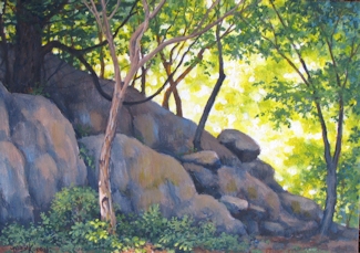 "River Cliff" by Mary F. Kokoski