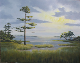 "Southern Marsh, Morning" by Mary F. Kokoski